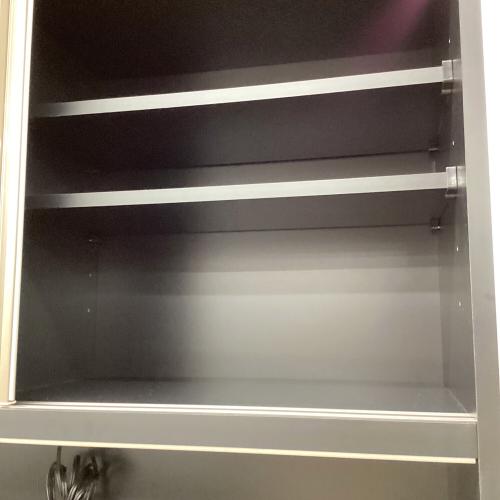 インテリア岩永 (インテリアイワナガ) レンジボード グレー×ブラック トライ120KB