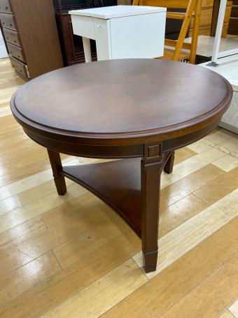 マルニ木工 (マルニモッコウ) ラウンドテーブル ブラウン 地中海  209 3396-11