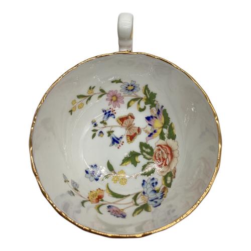 Aynsley (エインズレイ) カップ&ソーサー レッド ▲ コテージガーデン