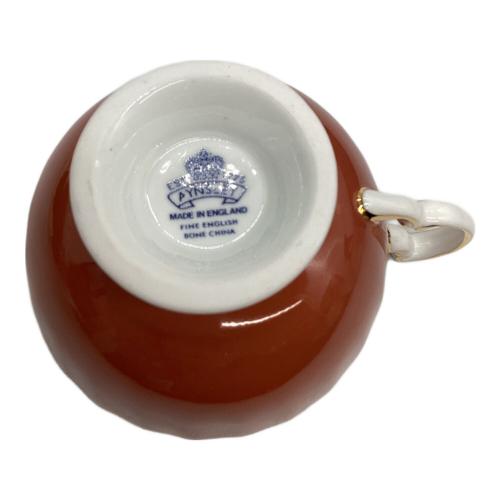 Aynsley (エインズレイ) カップ&ソーサー レッド ▲ コテージガーデン