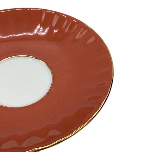 Aynsley (エインズレイ) カップ&ソーサー レッド ▲ コテージガーデン