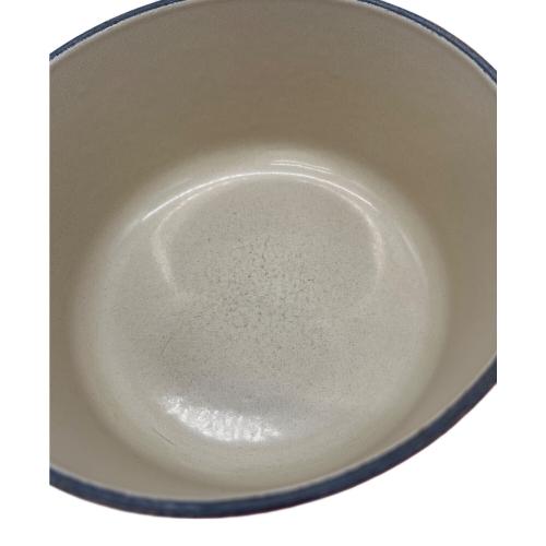 LE CREUSET (ルクルーゼ) 両手鍋 18cm オレンジ ココット・ロンド