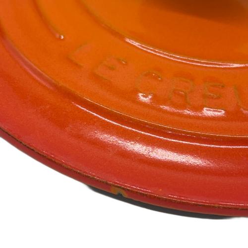 LE CREUSET (ルクルーゼ) 両手鍋 18cm オレンジ ココット・ロンド