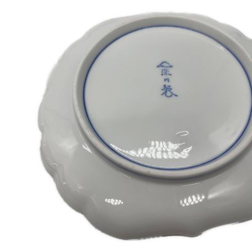 深川製磁 (フカガワセイジ) 皿揃え あじさい