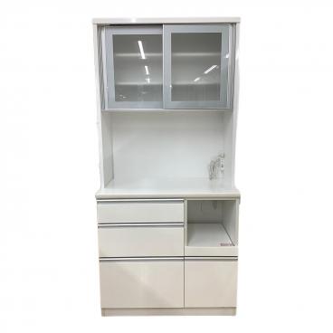 ホワイト メタル製 レンジボード 楽天市場】☆ P3倍 マラソン限定 ☆ 食器棚 大川家具 レンジ台