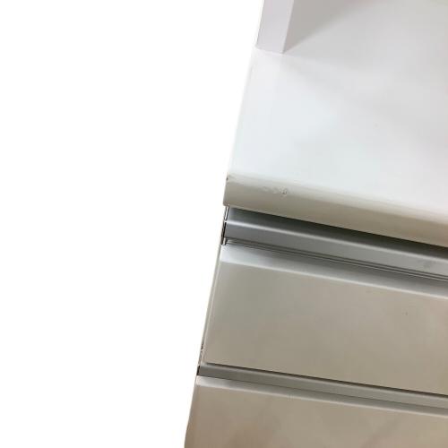 ニトリ　レンジボード スライド扉 ホワイト