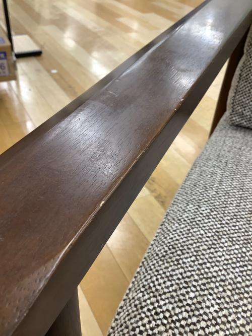 ニトリ 1人掛けソファー 205 ベージュ×ブラウン マイス