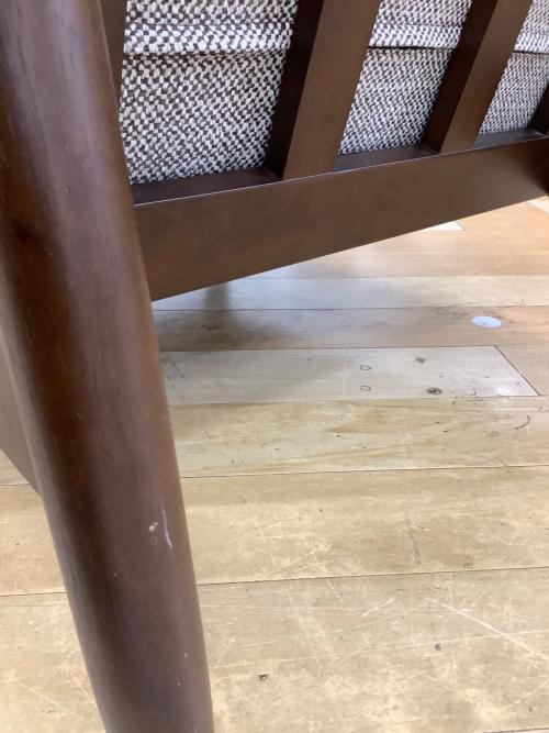 ニトリ 1人掛けソファー 205 ベージュ×ブラウン マイス