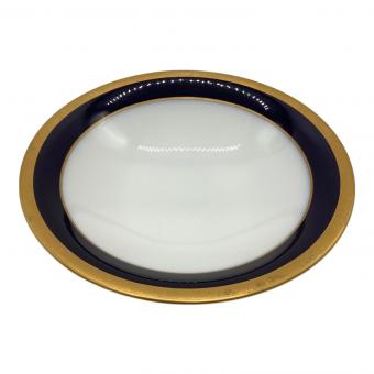 大倉陶園 (オオクラトウエン) プレート 27cm 瑠璃金蝕