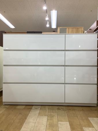 ニトリ ローチェスト 162 ホワイト クエス