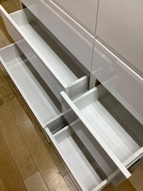 ニトリ ローチェスト 162 ホワイト クエス