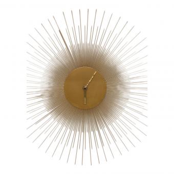 Franc franc (フランフラン) 掛時計 ゾンネ ゴールドカラーキズ・ハガレ・秒針歪み有