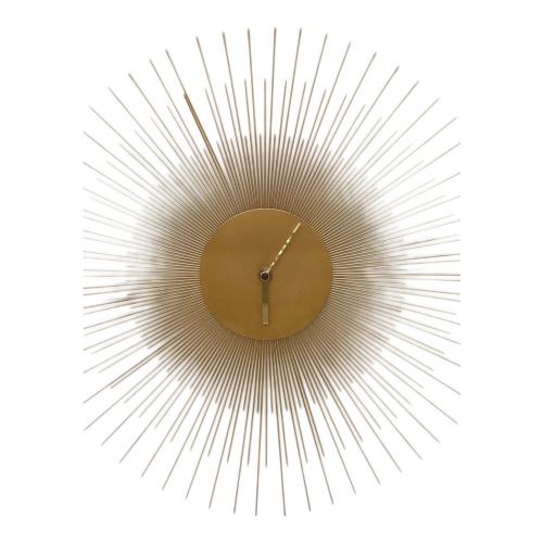 Franc franc (フランフラン) 掛時計 ゾンネ ゴールドカラーキズ・ハガレ・秒針歪み有