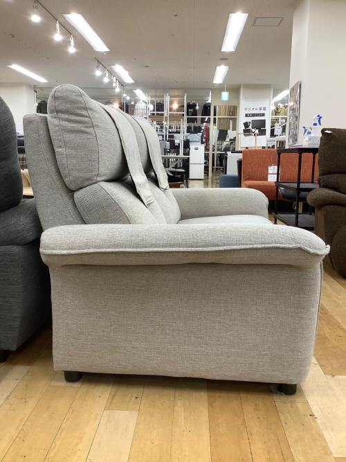 ニトリ 電動リクライニングソファー 304 ライトグレー ピュール