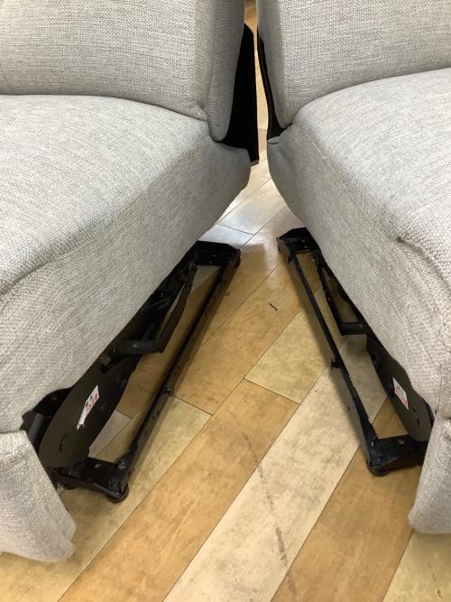 ニトリ 電動リクライニングソファー 304 ライトグレー ピュール