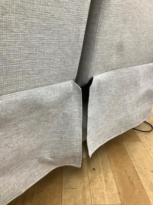 ニトリ 電動リクライニングソファー 304 ライトグレー ピュール