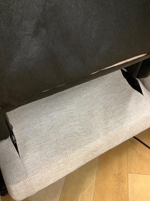 ニトリ 電動リクライニングソファー 304 ライトグレー ピュール