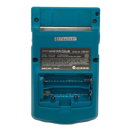 Nintendo (ニンテンドー) GAMEBOY COLOR CGB-001 電池蓋欠品 液漏れ ジャンクとして