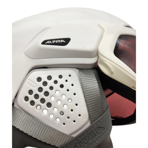 alpina (アルピナ) ORO QV MIPS ヘルメット 55-59 ホワイト×グレー