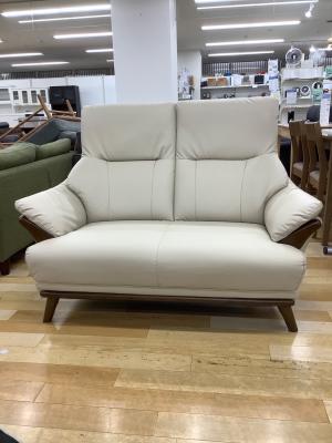 ニトリ 2人掛けソファー コウテイ3 143 ホワイト