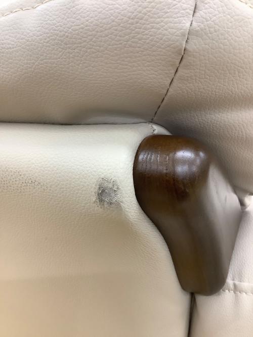 ニトリ 2人掛けソファー コウテイ3 143 ホワイト