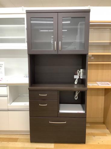 ★リユースのサカイ横浜南店★YM1088 NITORI レンジ台 ダークブラウン W150×D51×H95 クリーニング済み リユースのサカイ八街店】☆ジモティ割あり☆ NITORIレンジボード