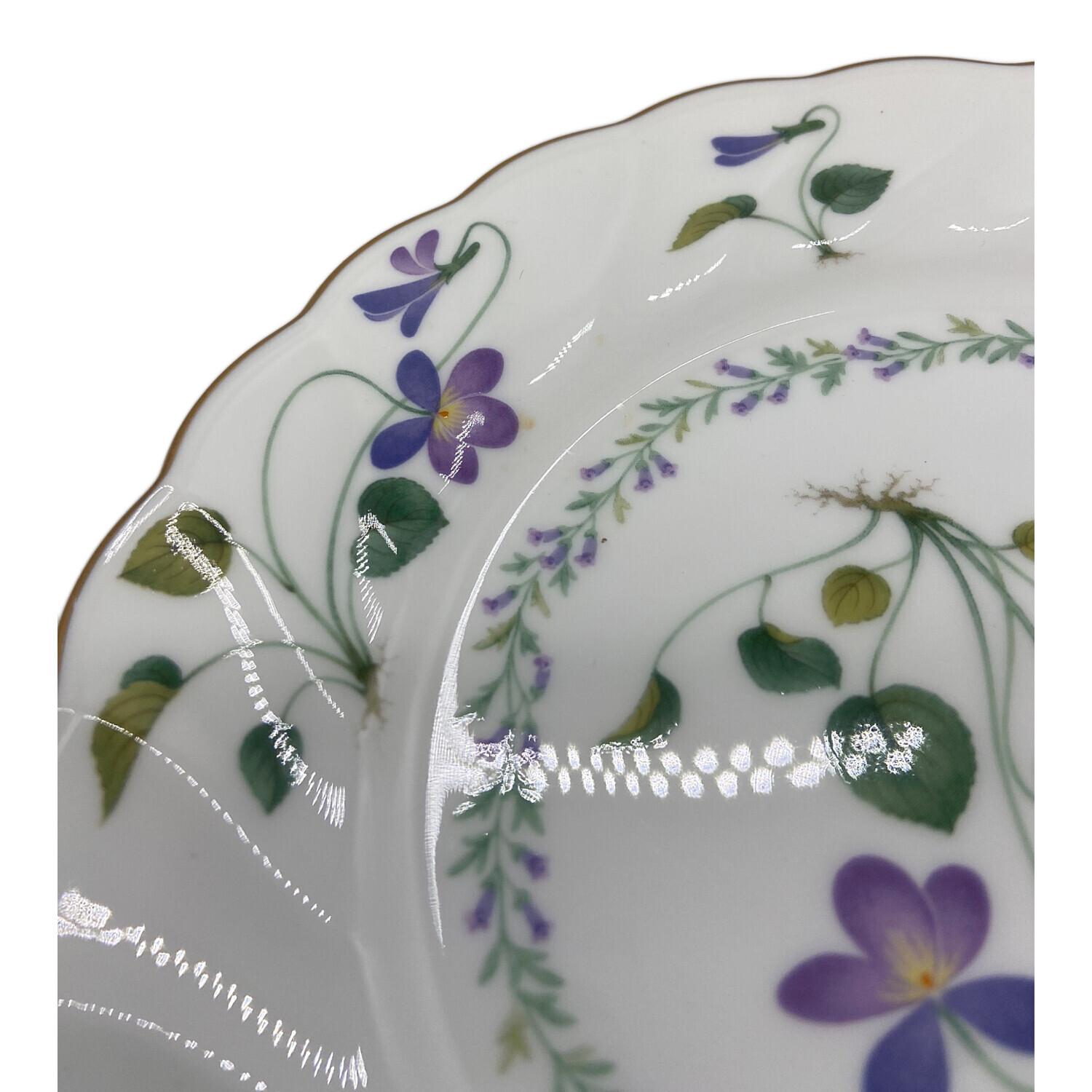 Noritake (ノリタケ) ケーキプレート 15.5㎝ バイオレットドリーム