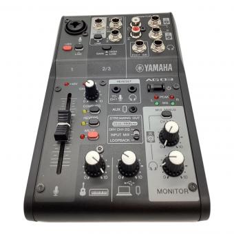 YAMAHA (ヤマハ) ライブストリーミングミキサー AG03MK2