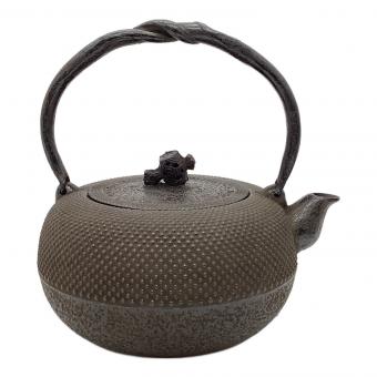 南部鉄器 (ナンブテッキ) 鉄瓶 姥口アラレ