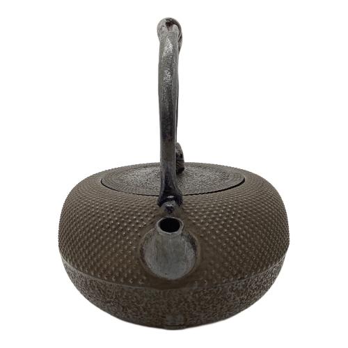 南部鉄器 (ナンブテッキ) 鉄瓶 姥口アラレ