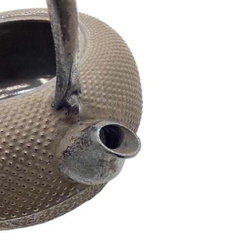 南部鉄器 (ナンブテッキ) 鉄瓶 姥口アラレ