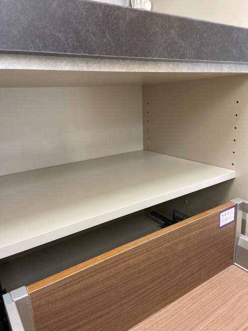 綾野製作所(AYANO) (アヤノセイサクショ) キッチンカウンター モイス加工 ソフトクローズ 幅:約120㎝ ブラック PROSIT