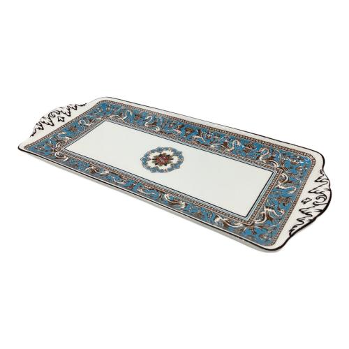 Wedgwood (ウェッジウッド) サンドイッチプレート ▲ フロレンティーン・ターコイズ