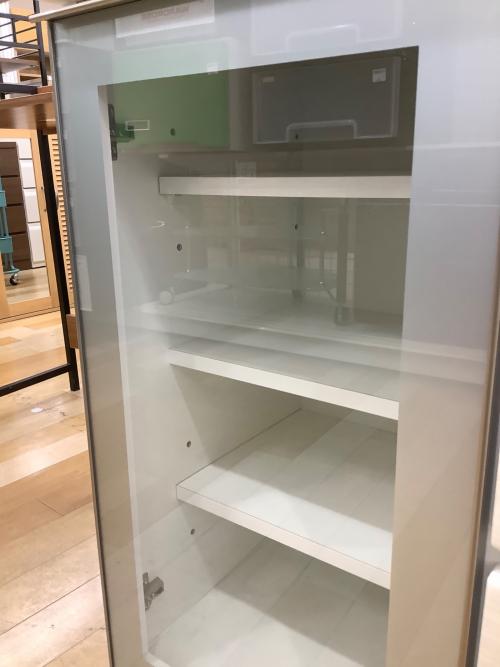 ニトリ サイドボード 197 ナチュラル×シルバー ポスティア