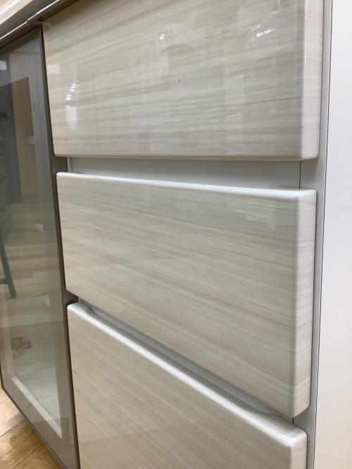 ニトリ サイドボード 197 ナチュラル×シルバー ポスティア