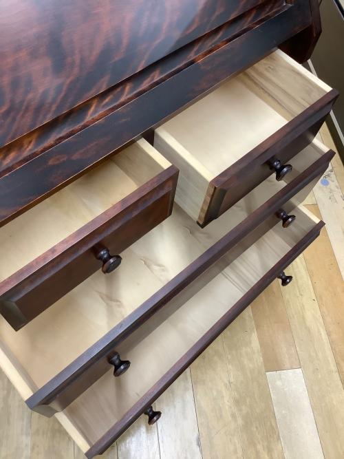 北海民芸家具 (ホッカイミンゲイカグ) ライティングビューロー ブラウン