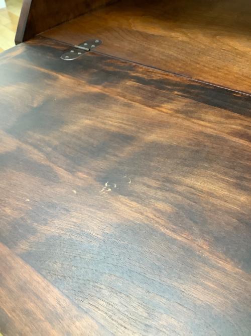 北海民芸家具 (ホッカイミンゲイカグ) ライティングビューロー ブラウン