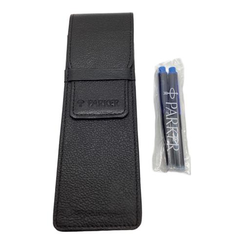 PARKER (パーカー) SONEET 万年筆 替え芯 ケース付き ブラック×ゴールド