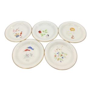 香蘭社 (コウランシャ) 銘々皿 月ごよみ 5Pセット