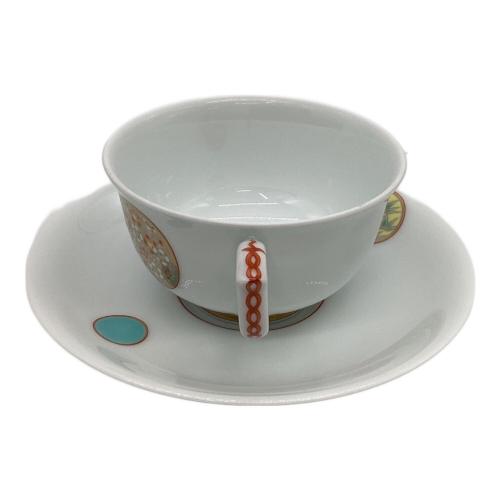 深川製磁 (フカガワセイジ) カップ&ソーサー ▲ 深川絵