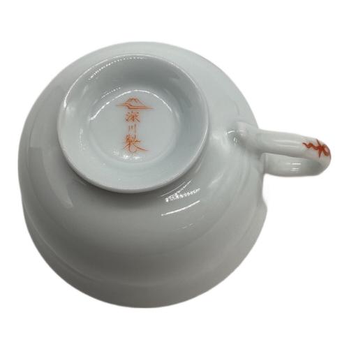 深川製磁 (フカガワセイジ) カップ&ソーサー ▲ 深川絵