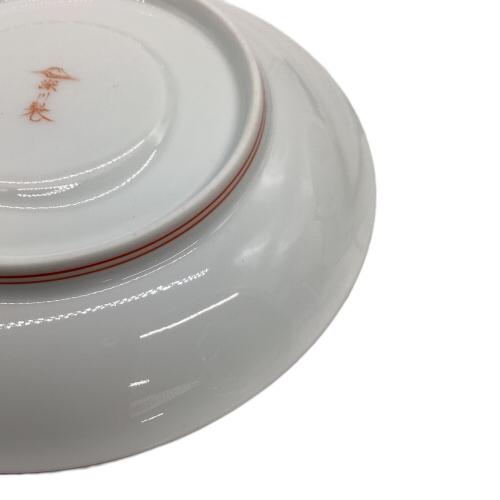 深川製磁 (フカガワセイジ) カップ&ソーサー ▲ グリーン 寿赤絵