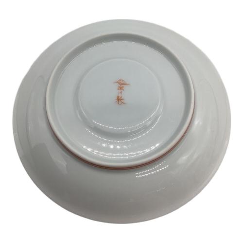 深川製磁 (フカガワセイジ) カップ&ソーサー ▲ オレンジ 寿赤絵