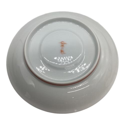 深川製磁 (フカガワセイジ) カップ&ソーサー ▲ オレンジ 寿赤絵