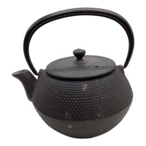 南部鉄器 (ナンブテッキ) 鉄瓶 まろみアラレ及源鋳造