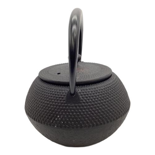 南部鉄器 (ナンブテッキ) 鉄瓶 まろみアラレ及源鋳造