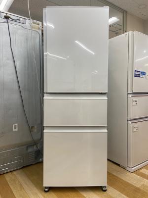 MITSUBISHI (ミツビシ) 3ドア冷蔵庫 MR-C33G-W1 2022年製 内部パーツ淵ワレ有279 330L
