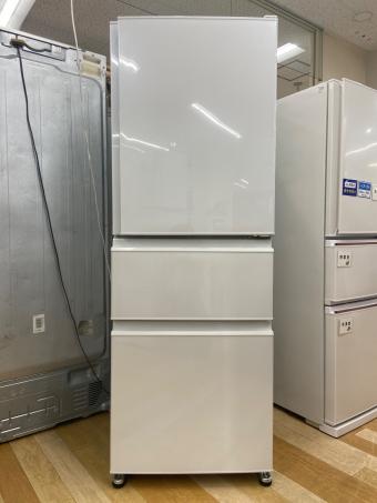 MITSUBISHI (ミツビシ) 3ドア冷蔵庫 MR-C33G-W1 2022年製 内部パーツ淵ワレ有279 330L