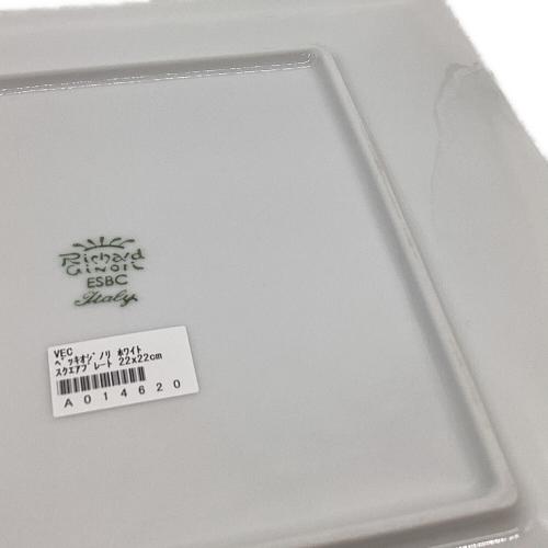 RICHARD GINORI (リチャードジノリ) スクエアプレート 22cm ベッキオ・ホワイト