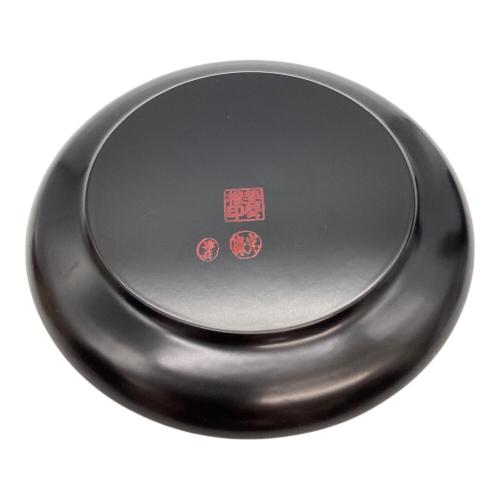 飾り皿 螺鈿細工 クジャク ▲